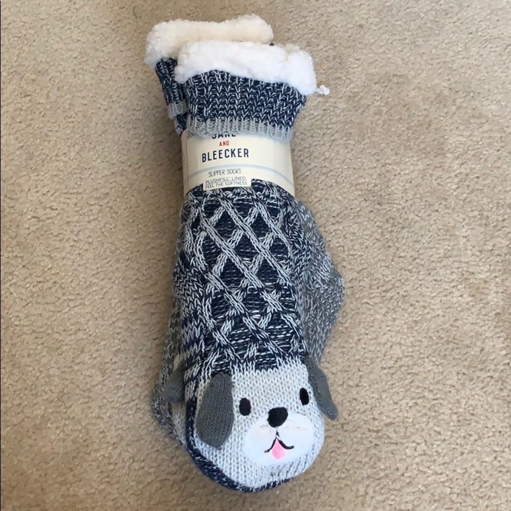 Jane and Bleecker Slipper socks